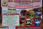 EKSU Int Coll advert